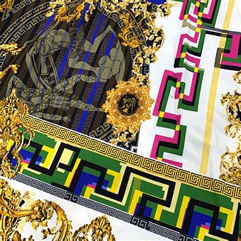 fornitore tessuti stampa versace|Tessuto di seta versace .